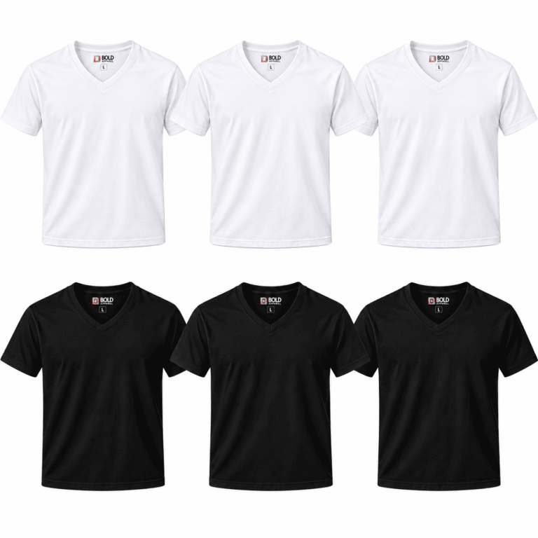 V-Neck T-Shirts - 6/Pack Hover Image