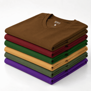 Autumn Color V-Neck T-Shirts - 3/Pack Hover Image
